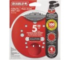 Diablo 5 in. 100-Grit Universal Hole Random Orbital Sanding Disc with Hook and Lock Backing (15-Pack)  ** CALL STORE FOR AVAILABILITY AND TO PLACE ORDER **