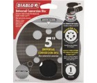 DIablo 5 in. Random Orbital Sander Universal Conversion Disc with Hook and Lock backing  ** CALL STORE FOR AVAILABILITY AND TO PLACE ORDER **