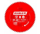 10 in. x 60 Tooth Fine Finish Diablo Saw Blade  ** CALL STORE FOR AVAILABILITY AND TO PLACE ORDER **