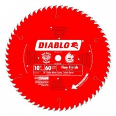 10 in. x 60 Tooth Fine Finish Diablo Saw Blade  ** CALL STORE FOR AVAILABILITY AND TO PLACE ORDER **