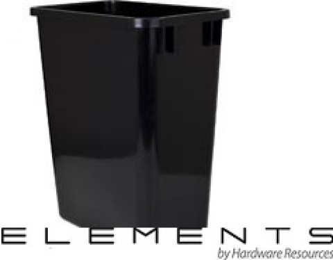 (CAN-35)  35-Quart Waste Container - Black  ** CALL STORE FOR AVAILABILITY AND TO PLACE ORDER **